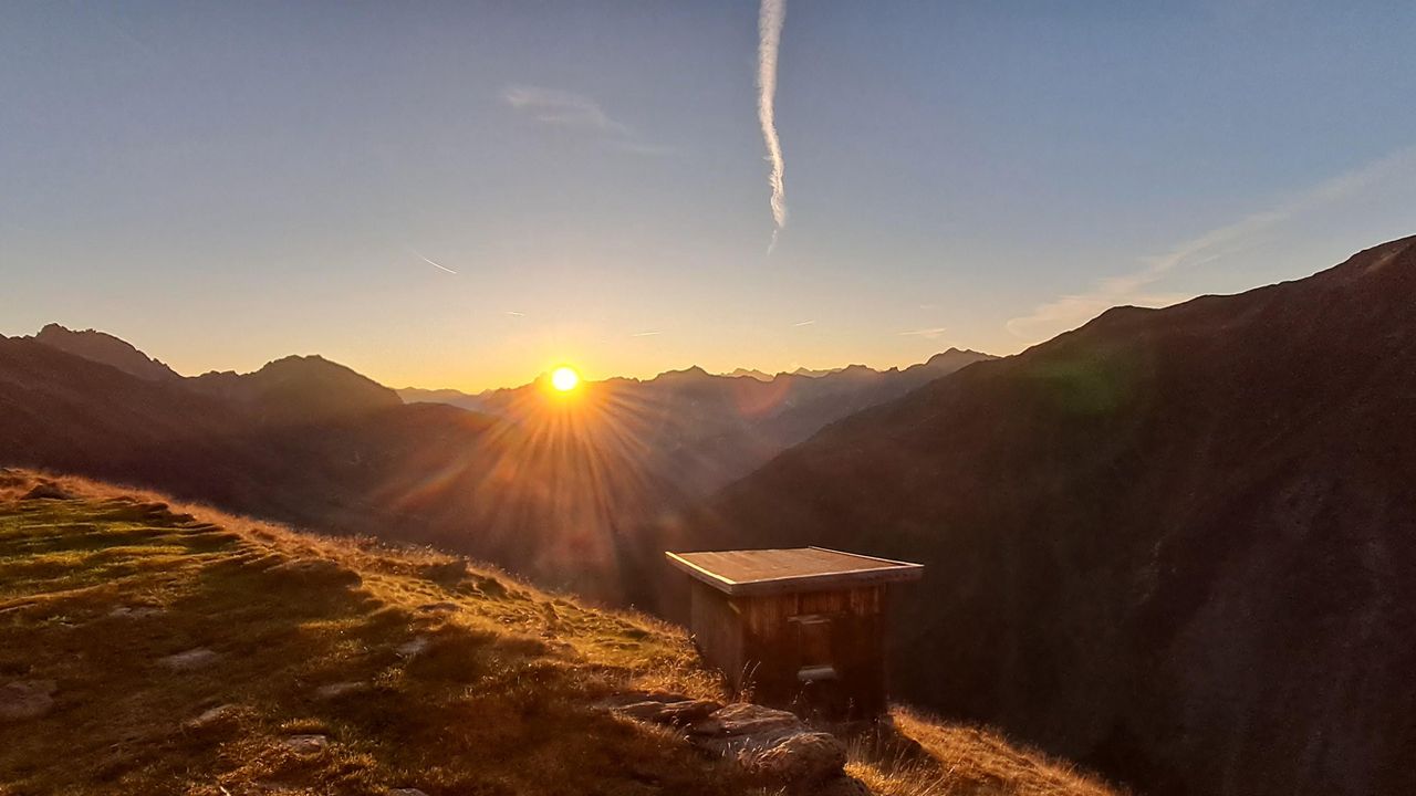 Sonnenaufgang im Stubai Sonnenaufgang im Stubai
